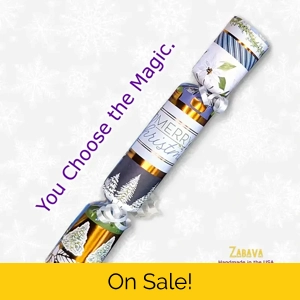 Bronze Foiled Christmas - DIY Cracker Kit - Set of 6